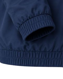 Navy <b>Blue</b> <b>Men</b> Bomber Jacket Lightweight Full Zip Casual Windbreaker Stand Collar Streetwear Autumn Fashion Coat Outerwear - Product Image 4