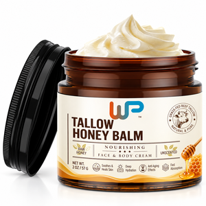 Baume Fouetté Hydratant au Suif et au Miel OEM/ODM, Marque Privée, Éclaircissant, Nourrissant, Lissant, Peau Douce, Adultes, 57g, Tout Usage - Product Image 2