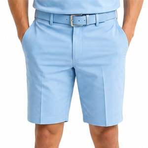 Ensemble uniforme de golf pour hommes, polo et short assortis, style golf classique, coupe athlétique confortable, tenue de golf décontractée, tissu respirant - Product Image 5