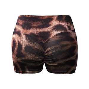 Nouveaux shorts de sport pour femmes, taille haute, imprimés par transfert thermique, coupe simple, pour la gym et les activités sportives, légers et coupe-vent, vente en gros - Product Image 6