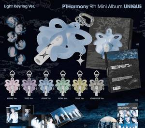 P1Harmony 9th Mini Album [UNIQUE] (<b>Light</b> <b>Keyring</b> Ver.) Korean Pop Cd (Paper & Plastic) All Ages Made in Korea BW-173 - Product Image 3