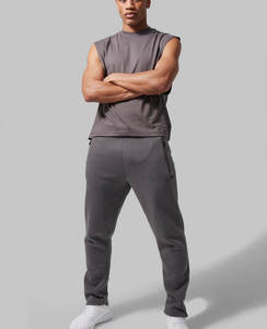 Vente en gros de gilet de gymnastique personnalisé à séchage rapide en polyester débardeur de fitness en coton respirant pour l'entraînement musculaire et la musculation - Product Image 3