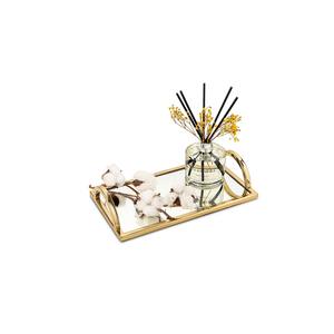 Bandeja de Servir Moderna de Dos Niveles, Cuadrada, de Acero Inoxidable Dorado, para Vajilla, Sala de Estar, Baño - Product Image 5