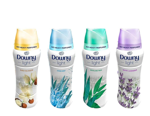 Downy Light <b>Laundry</b> Scent Booster <b>Beads</b> for Washer, Woodland Rain, 24 oz, with No Heavy Perfumes - Product Image 2