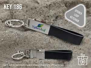 Porte-clés en cuir noir au design élégant, idéal pour les vélos et les cadeaux, mousquetons promotionnels - Product Image 5