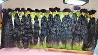 Kualitas tinggi Bold Indian candi gelombang alami Remy ekstensi rambut untuk wanita Harga terbaik untuk meningkatkan kecantikan kepang tinggi Jerry