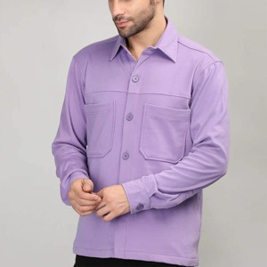 Chemises cargo à manches longues pour hommes, noires, de haute qualité, à séchage rapide, pour la randonnée en plein air, avec poches et boutons. - Product Image 1