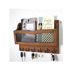 Wooden <b>Key</b> <b>Hook</b> Luxury <b>Wall</b> Display Accent Created to Showcase Practical Living with Elegant Decorative Influence - Product Image 3