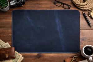 Tapis de souris en cuir véritable de première qualité, tapis de bureau antidérapant, tapis de souris en cuir de vachette de qualité supérieure pour bureau de direction LMP-0040 - Product Image 6