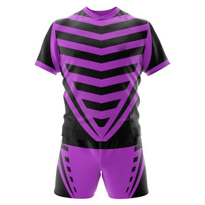 Nuevo Conjunto de Uniforme de Rugby de Moda, Uniforme de Fútbol Rugby Unisex Personalizado, Impresión por Sublimación, Secado Rápido, Transpirable, para Adultos, Pantalones Cortos - Product Image 1
