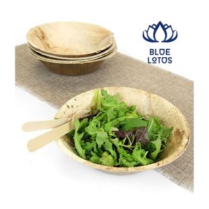 Tazón de Hoja de Palma de Alta Calidad 2026, Vajilla Desechable Compostable para Servir Ensaladas y Catering para Fiestas, Duradero y Limpio - Product Image 1