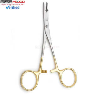 ที่จับเข็ม Olsen Hegar ขนาด 4.5 นิ้ว เครื่องมือผ่าตัดทางการแพทย์  ใบมีดทังสเตนคาร์ไบด์ TC  ตัวจับเข็มสแตนเลส - Product Image 5