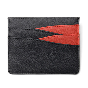 PU Leather Business <b>Card</b> <b>Holder</b> with Clip RFID Safe Compact Travel Wallet - Product Image 3