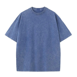 Quality Loose ringer Cotton Acid <b>Wash</b> Oversized Heavyweight T-Shirt for Men Custom Plain Blank Vintage Shirts 2026 - Product Image 2