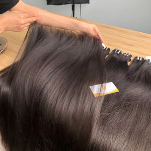 โรงงานขายส่งผมแท้ 100% แบบ HD Lace Closure  บางพิเศษ  สามารถฟอกสีได้ - Product Image 1