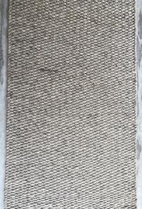 Alfombra de Lana Abstracta Hecha a Mano, Color Gris Natural |   Alfombra de Lana Texturizada Tejida a Mano, Ecológica y Apta para Mascotas, para Sala de Estar y Dormitorio - Product Image 3