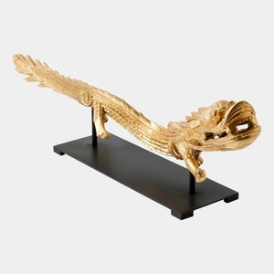 Sculpture de dragon faite à la main, figurine animale sculptée, design traditionnel, décoration de table pour salon - Product Image 5