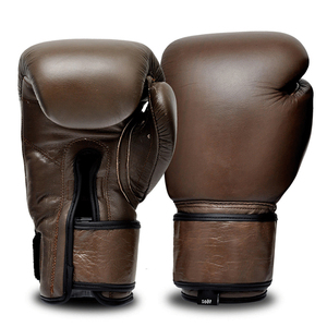 Gants de boxe professionnels en cuir, Muay Thai et Kickboxing, gants de boxe légers unisexes, faible MOQ, gants de boxe sportifs - Product Image 3