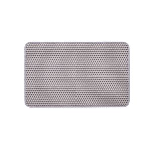Honeyco Tappetino per Lettiera Gatti a Doppio Strato in PVC 24 X 15 Pollici XL Antiscivolo Impermeabile per Interni - Product Image 1