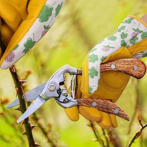 Gants de jardin d'hiver en cuir imperméables, respirants et anti-épines, très demandés, avec poignées confortables pour une protection optimale des mains - Product Image 2