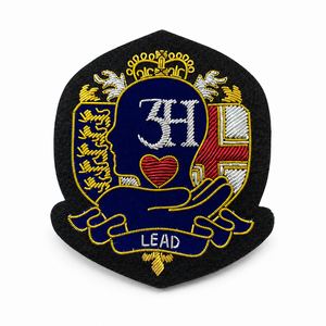 Écusson brodé personnalisé de qualité supérieure, broderie au fil, pour uniforme, blazer, vêtement, badge décoratif - Product Image 1