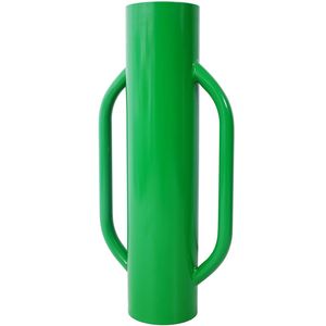 Aplicador de postes de hierro de alta resistencia de 37 lb, martillo para postes en T, para instalación de cercas, con mango metálico, práctico perforador de postes - Product Image 2