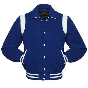 Nouvelle arrivée, veste varsity unisexe épaisse, imperméable, à capuche, manches longues, séchage rapide, 100% laine, prix de gros d'usine, pas cher - Product Image 5