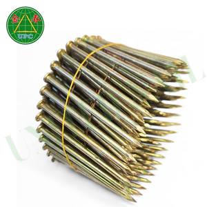 Clavos en rollo de alta resistencia de 15 grados, 2" x 0.099, 9000 unidades, tamaño personalizado, para clavadora neumática, vástago liso/roscado, cabeza a cuadros - Product Image 1