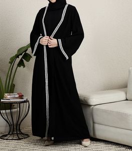 New 2026 Dubai Beautiful Black Traditional Islamic Clothing for Women Saudi Arabia Abaya Dubai Abaya Muslim Clothing Gulf Cloth - Product Image 3