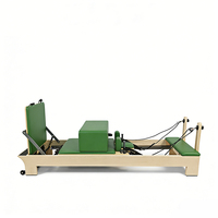 Equipo de Pilates Reformer de Madera de Arce para Mejorar la Postura, Máquina de Pilates Reformer de Madera de Arce para Estudios de Yoga y Bienestar