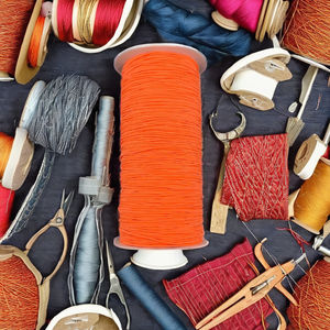 Cordón Elástico Trenzado Ecológico de 1.2 mm, Color Naranja Brillante, 100% Poliéster, Longitud Personalizada, para Bolsas, Prendas, Textiles del Hogar - Product Image 3