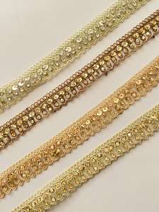 Nuevo Lanzamiento: Encaje Metálico Bordado de Alta Calidad con Espejo, Ecológico y Personalizable, para Calzado - ¡Oferta Caliente! - Product Image 3