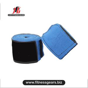 JUST FITNESS GEARS - Vendas para Manos Personalizadas de Poliéster Unisex para Fisicoculturismo, Transpirables, Duraderas, con Cierre de Tirón, Protección Básica - Product Image 1