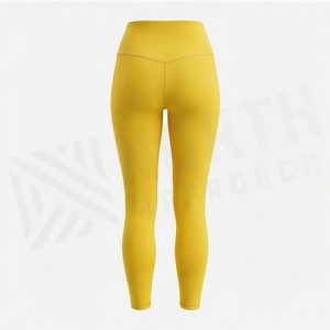New Arrival Women Yoga Pants Comfortable Quality Gym <b>Leggings</b> Solid Pattern Sports Compression Tights Ladies <b>Seamless</b> - Product Image 2