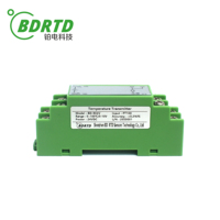 Pemancar suhu Input termokopel PT100 rel DIN 35mm 0-5V 0-10V Output
