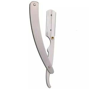 Navaja de Afeitar Profesional de Acero Inoxidable con Mango de Acero, Colores Personalizados, OEM - Product Image 2