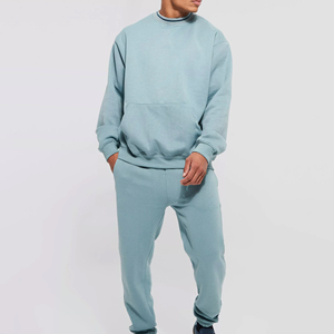 Ensemble de survêtement unisexe en coton/polyester de haute qualité, imprimé sur mesure, imperméable et respirant pour l'hiver - Product Image 1