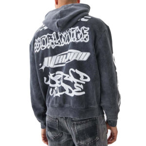 Sudaderas con capucha de algodón cómodo con estampado en relieve, MOQ bajo, diseño personalizado, sudaderas con capucha con estampado en relieve 3D para exteriores en venta - Product Image 6