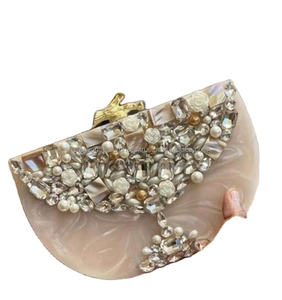 Bolso de mano de noche hecho a mano de resina epoxi, bolso de mano de resina con temática de Ángel, estilo antiguo para decoración de boda y regalo - Product Image 1