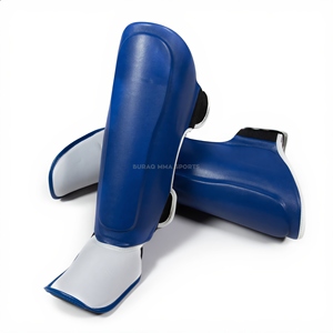 Espinilleras y Protectores de Muay Thai con Cuero PU para Protección en MMA y Boxeo - Product Image 2