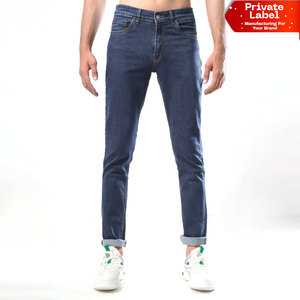 Pantalon en jean décontracté sur mesure à étiquette privée, coupe ample pour hommes, vente en gros, jean baggy très populaire, logo personnalisé, style skate décontracté - Product Image 1