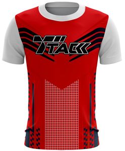 Camiseta Personalizada de Alta Calidad, Mezcla de Poliéster/Algodón, Tejido de Punto, Impresión por Sublimación, Cuello Redondo, Corte Regular, Unisex, Nombre del Equipo - Product Image 1