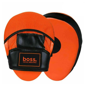 Pad de frappe en cuir véritable pour l'entraînement des boxeurs, pads de frappe en gros fabriqués au Pakistan - Product Image 1