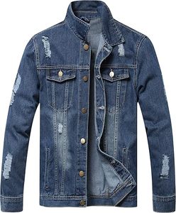Wholesale Custom Logo Front 100% Cotton Men's Winter Jeans Jacket Breathable Eco-Friendly Quick Dry Outdoor Use High Quality - Product Image 1
