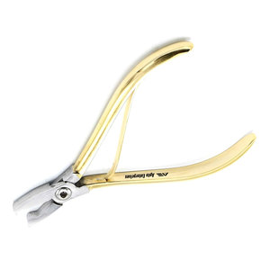 Pince dentaire orthodontique professionnelle Dela Rosa plaquée or pour la mise en forme des fils orthodontiques en acier inoxydable - Product Image 5