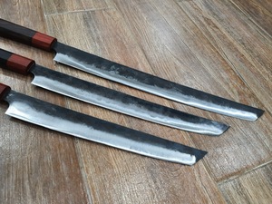 Nhật Bản Truyền Thống Dao Nhà Bếp Yanagiba Sashimi Dao Thép Carbon Cao Cho Cá Ngừ & Cá Hồi Cắt - Product Image 5