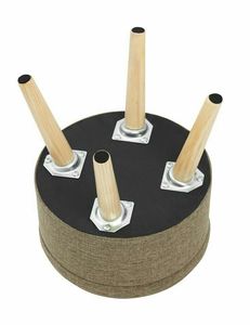 Handmade Wooden Ottoman Stool Multipurpose <b>Footrest</b> Bench for Bedroom Living Room Home Decor - Product Image 4