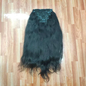 Extensions de cheveux 100% naturels d'Inde du Sud à clipser - Product Image 1