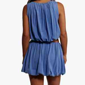 New 2 Piece <b>Bubble</b> Skirt Set Women's Summer Clothes Sleeveless Bow Crop <b>Top</b> And <b>Bubble</b> Skirt Two Piece Set Outfits For Women - Product Image 2