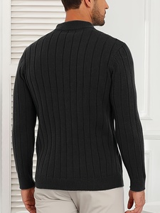 เสื้อสเวตเตอร์ถักสำหรับผู้ชายระดับพรีเมียม ฤดูหนาว ให้ความอบอุ่น เนื้อผ้านุ่ม แขนยาว สวมใส่สบาย ทันสมัย คุณภาพทนทานสำหรับใช้ในชีวิตประจำวัน - Product Image 3